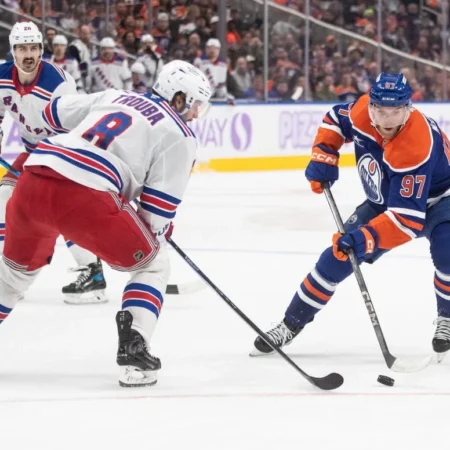 Poraz Edmontona: Oilers premagali Rangers s 6-2