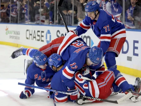 Rezultati lige NHL: New Jersey premagal Rangers, Chicago znova izgubil, Dallas v nizu