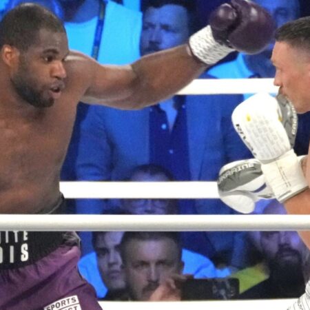 Daniel Dubois je pokvaril Usykovo zmagoslavje in zahteval povratni dvoboj