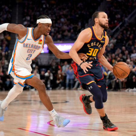 NBA: Gilges-Alexanderjevih 52 točk ni rešilo Oklahome pred porazom proti Golden Statu