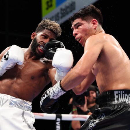 Andy Cruz osupne Omarja Salcida – Keyshawn Davis in Shakur Stevenson gledata
