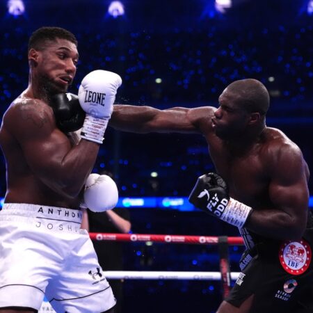 Joshua in Wilder: možen boj po scenariju Turki Al-Sheikh