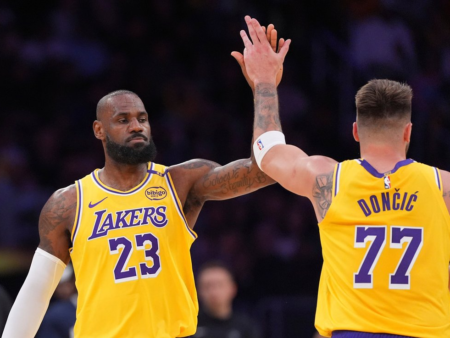 Prstan za Mykhailivka, poraz Lakersov od slabega: rezultati dneva tekem lige NBA