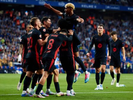 Barcelona z zmago proti Espanyolu osvojila 28. naslov državnih prvakov