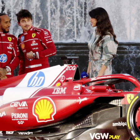 Ferrari testira novo posodobitev dirkalnika: Hamilton in Leclerc sta zadovoljna