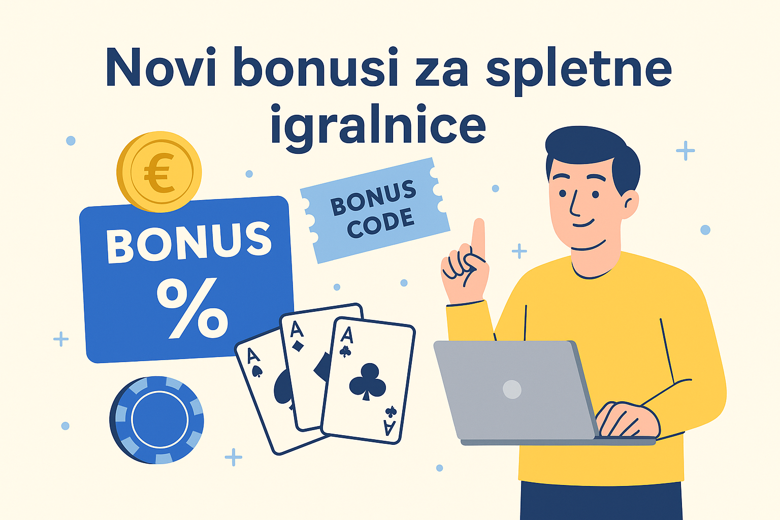 Novi bonusi za spletne igralnice