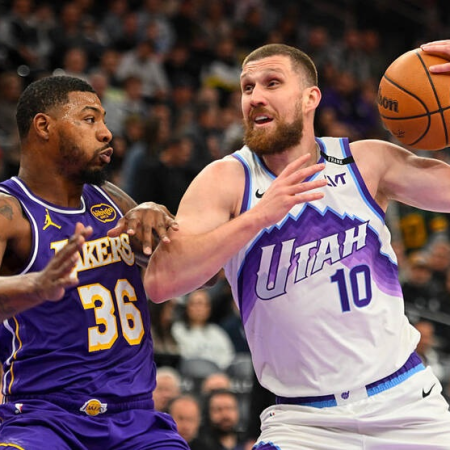 Večer NBA: Mykhailiukov trud ni bil dovolj za Utah, Toronto se je samozavestno spopadel z Miamijem