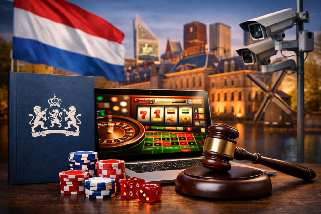 Strožji nadzor spletnih kazinojev na Nizozemskem – regulacija KSA, varnost igralcev in boj proti nelegalnim platformam