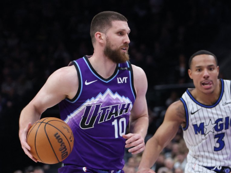 Poraz Utaha brez Mykhailiuka in zanesljive zmage favoritov