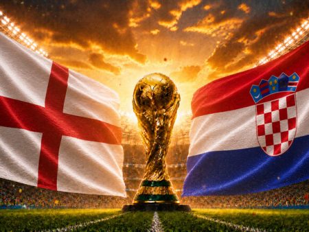 Anglija proti Hrvaški: Odločilni spopad velikanov v uvodnem krogu svetovnega prvenstva 2026