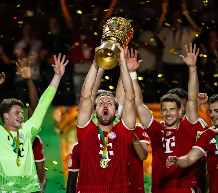 Bayern München premagal Osnabrück v nemškem pokalu: Kane dosegel dva gola