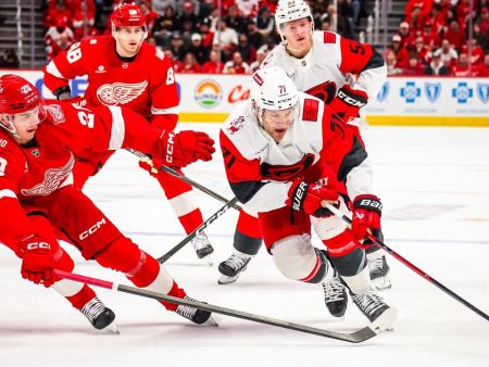 NHL: Carolina premaga Florido, Detroit doseže sedem golov