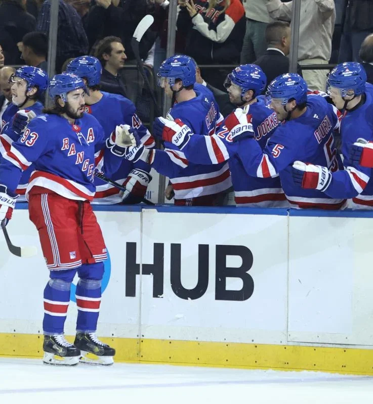 Rangersi vodijo na vzhodu, Winnipeg doseže prvo zmago, Vegas in Anaheim praznujeta uspeh
