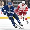 NHL: Matthews dosegel 800 točk, zmage Detroita, Calgaryja in Los Angelesa