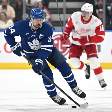 NHL: Matthews dosegel 800 točk, zmage Detroita, Calgaryja in Los Angelesa